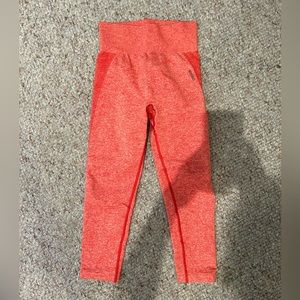 GYMSHARK red capri legging size S